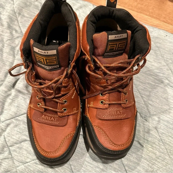 ARIAT MENS BOOTS ATS
TECHNOLOGY‎ US9D
10002190(34580) LEATHER
BROWN EXC.COND - Picture 1 of 11